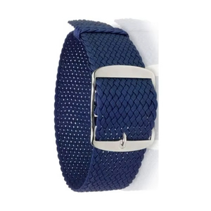 Bracelet de montre intelligent unisexe P03 bleu marine en perlon sport avec boucle en acier inoxydable, souple et réglable, pièce de rechange pour montre - Product Image 1