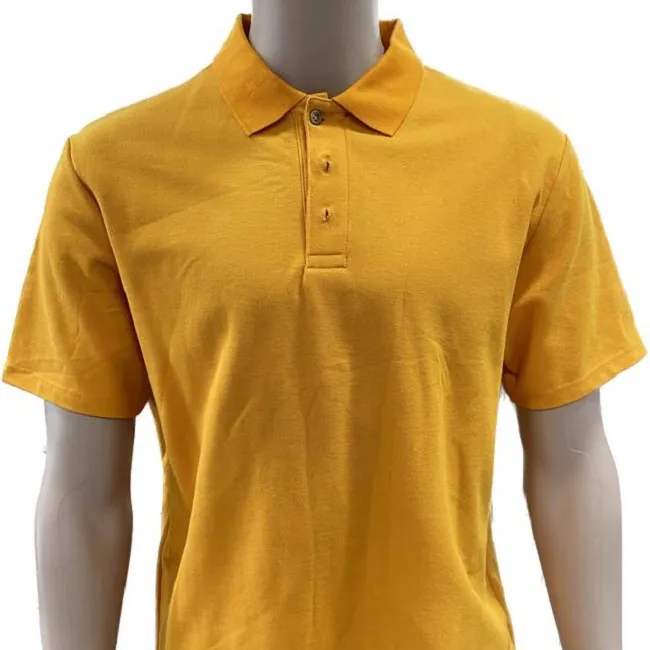 Grosir kaus Polo Lapel Golf pria polos kualitas tinggi desain kustom untuk olahraga pria bordir pintar kasual