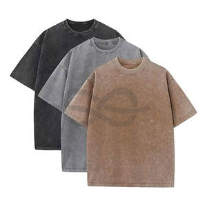 T-shirt d'été pour homme, style vintage, surdimensionné, 100% coton, coupe classique, manches courtes, tissé, séchage rapide, respirant, élégant - Product Image 5