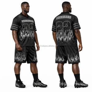 Unisex Football Jersey Short Printed Full Sublimation Custom Design Club Team Uniform <b>Performance</b> Sportswear OEM Manufacturing - Product Image 3