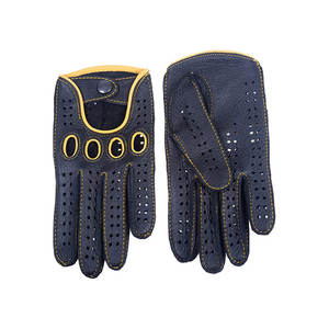Gants de conduite en cuir souple à doigt complet - Product Image 1