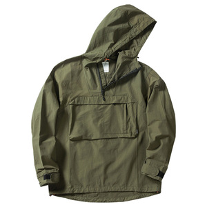 Gabardina de nailon impermeable de talla grande para hombre, chaqueta de lana acolchada de gran tamaño con capucha de piel desmontable, Parka de invierno - Product Image 2