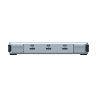 Base de Conexión UHub Power X3-Type-C 3 en 1, Hub Triple para Monitores 4K a 60Hz para Windows, Aleación de Aluminio con Función de Transferencia de Datos