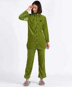 Prêt à expédier Survêtements Survêtement en velours diamant Design personnalisé Logo costume de jogging en velours survêtement en velours pour femmes - Product Image 2