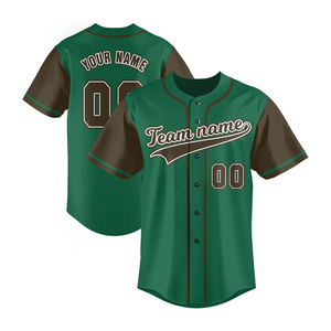 Camisetas de béisbol de malla de alta calidad, nuevo diseño, fabricante al por mayor, transpirable, de secado rápido, para hombres adultos, con cuello en V, logotipo personalizado - Product Image 1