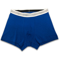Boxers basiques pour hommes, avec logo personnalisé, avec ceinture élastique et pochette de renflement, fourniture directe de l'usine, de grande taille