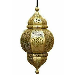 Lampe suspendue marocaine vintage faite à la main, style arabe, lanterne en fer, luminaire de plafond pour la décoration intérieure, éclairage intérieur - Product Image 6