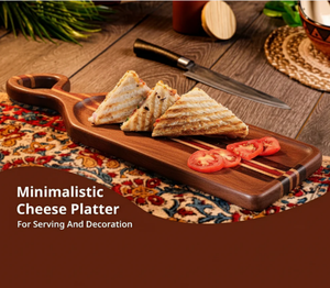 Planche à découper pour fromage NordCraft, style scandinave, en bois anglais, fabriquée à la main, écologique, résistante au lave-vaisselle, légère - Product Image 5