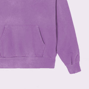 เสื้อมีฮู้ดผ้าคอตตอนผสมแสงแดดระบายอากาศได้ดีเสื้อมีฮู้ดสีจางลง - Product Image 5