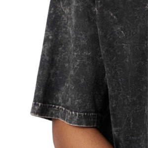 T-shirts pour hommes en coton 100% lavés, coupe ample, noir anthracite, style vintage, streetwear décontracté, doux, respirant, pour un usage quotidien urbain - Product Image 4