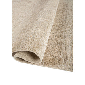 พรมขนสัตว์และไหมถักมือลายเอนโทรปี สีงาช้าง ขนาดใหญ่ รูปทรงสี่เหลี่ยมผืนผ้า สำหรับห้องโถงหรือห้องนั่งเล่น รุ่น Esh-1520 - Product Image 2