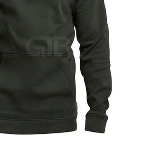 Vente en gros de services OEM de sweats à capuche à demi fermeture éclair, de meilleure conception, de couleur simple et légère. - Product Image 4