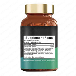 Cápsulas de Citrato de Calcio OEM de Fusión Rápida, Taurato de Óxido de Magnesio, Vitamina D3 para Adultos, 2.2g, 2 por Día, Mejora la Densidad Ósea - Product Image 2