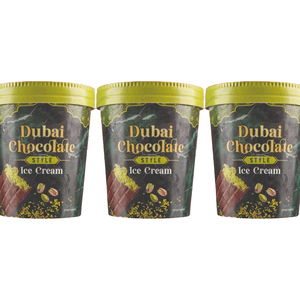 Venta al por mayor de helado de chocolate estilo pistacho de Dubái precio bajo superventas caja de postres indulgente leche con sabor certificado Halal - Product Image 4