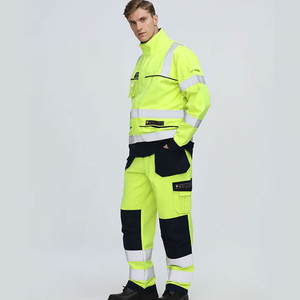 Mono de seguridad barato para hombre, ropa de trabajo de color sólido, Mono de últimos diseños de alta calidad para hombre - Product Image 3