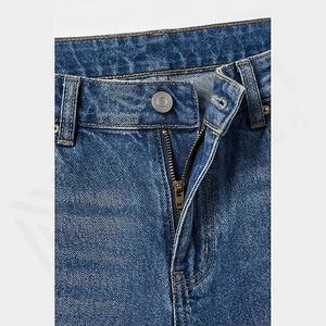 Jean en denim uni d'hiver de couleur personnalisée élégant, streetwear, coupe décontractée, droit, respirant, pantalon pour homme de qualité supérieure - Product Image 4