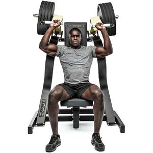 Presse à épaules à charge libre Pure Strength reconditionnée pour un entraînement sûr du haut du corps en salle de sport - Product Image 1