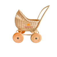 Cochecito ligero y compacto para niños, fabricación de Vietnam, ruedas todoterreno plegables, características de seguridad, cochecito de muñeca para niños
