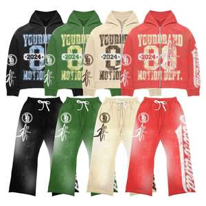 2025 nuevo logotipo personalizado Fabricación de alta calidad chándales de entrenamiento de Color rojo chándales de gimnasio de entrenamiento atlético para hombres - Product Image 1