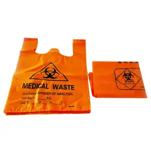 Merchandise plastic bag T-shirt handle polythene packaging customized size and printed logo made in Viet Nam ODM supplier