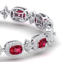 REYES-Bijoux de mode fabriqués en or, bracelets de tennis, moissanite, 14 ct, 18 ct, 22 ct, bijoux faits à la main en pierres précieuses