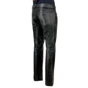 Reasonable Price Premium Quality Washed <b>Leather</b> <b>Men's</b> <b>Pants</b> Breathable Best Selling <b>Men</b> <b>Leather</b> <b>Pants</b> - Product Image 3