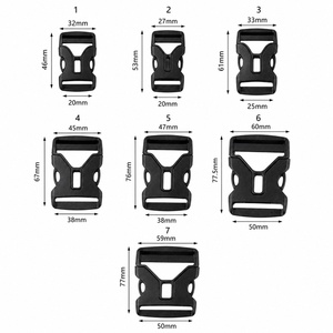 Meetee YK431 Fibbia a Sgancio Rapido in Plastica Industriale 20/25/38/50mm, Clip di Bloccaggio ad Alta Tensione per Zaini e Bagagli - Product Image 4