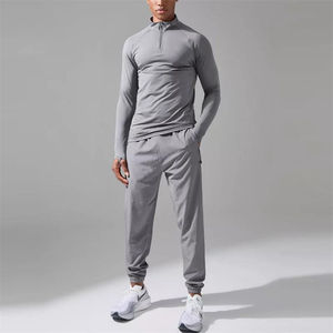 Conjunto Deportivo de Secado Rápido para Hombre, Color Gris, Compresión, Capa Base para Gimnasio, Correr y Fitness, Ropa Deportiva de Alta Calidad - Product Image 1