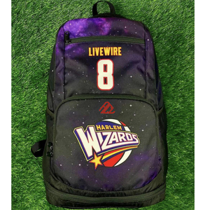 Sublimation Team <b>Backpack</b> Durable Cordura Soft Zipper Custom Sports School Bag Wholesale SSB-0026 - Product Image 6