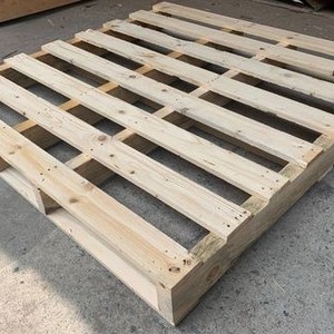 Finition lisse recyclable de capacité élevée de longue durée Palettes en bois soumises à un traitement thermique écologiques pour l'expédition de emballage de stockage - Product Image 2