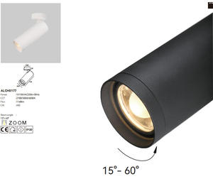 Zoomable Minimalista 15-60 °   Foco LED de Techo <span class=keywords><strong>Ajustable</strong></span> para Galerías e Iluminación Moderna del Hogar - Product Image 2