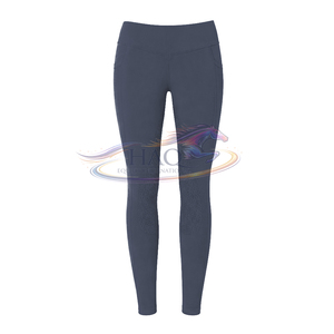 Leggings Ecuestres Hechos a Medida con Asiento Completo de Silicona, Cintura Alta, Elásticos, Duraderos, Ropa de Alto Rendimiento, Fabricación OEM - Product Image 2