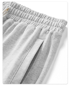 Short décontracté d'été en coton épais pour hommes, taille moyenne de haute qualité, cordon de serrage, jogging, planche en relief solide, court - Product Image 6