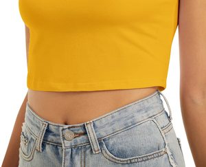 เสื้อครอปสตรีน้ำหนักเบาดีไซน์สวยไม่ยับ - Product Image 5