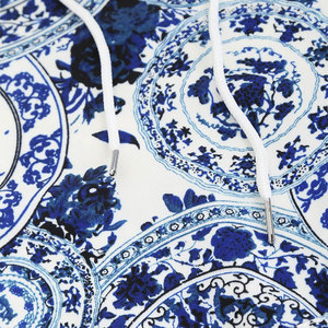 เสื้อฮู้ดดี้ผู้ชายไซส์ใหญ่ ผ้าฟลีซพิมพ์ลายโลโก้คุณภาพสูง ระบายอากาศได้ดี ลายนูนเรียบๆ แบบซับลิเมชั่น สำหรับฤดูหนาว - Product Image 5