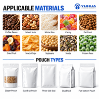 Machine d'emballage automatique YH pour sachets Doypack préformés, pour aliments pour animaux de compagnie, friandises lyophilisées pour animaux, friandises pour chiens, collations pour chats