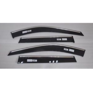 Injection Door Visor <b>Window</b> Visor <b>Vent</b> Visor for X-Trail/ Nissan Rogue (OEM Type with Chrome Molding) 21~on - Product Image 1