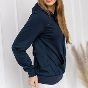 Sudaderas con capucha de algodón pesado para mujer con estampado de abullonado, chándal suelto para mujer, ropa de calle, sudadera Y2k, patrón de letras de Hip Hop - Product Image 3