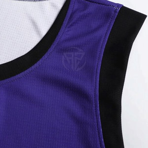 Basket-ball professionnel, nouveau style, respirant, grande taille, évacuation de l'humidité, séchage rapide, léger, écologique, 100% polyester - Product Image 4