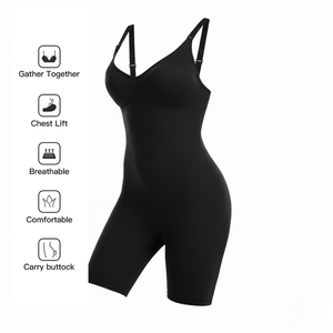 <strong>2026</strong> Hot Selling Womens Seamless Shapewear Bodysuit Tummy Control Compression Corset Slimming <strong>Butt</strong> Lifter Full Body <strong>Shaper</strong> - Product Image 1
