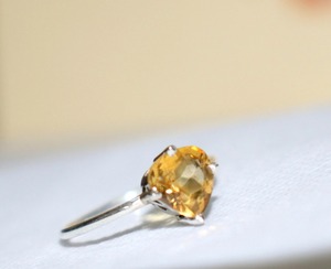Citrine Gemstone <b>Ring</b> 925 Silver Handmade Stacking Wedding & Party Jewelry Gift <b>Ring</b> Trendy - Product Image 1