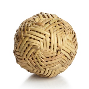 Pelotas de ratán natural para masticar, juguete seguro de fibra vegetal para moler dientes de animales pequeños, para hámster, conejillo de indias, conejo - Directo de Macy - Product Image 4