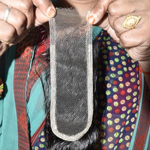 Meilleurs produits bon marché fabrication indienne de fermeture HD ondulée de cheveux humains de temple pour le fournisseur texture soyeuse du sud prix d'exportation à vendre - Product Image 5