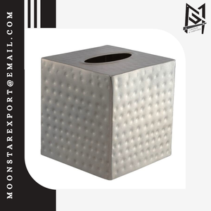 Boîte à mouchoirs certifiée de qualité supérieure avec un design moderne, finition antique et construction métallique - MOON STAR EXPORTS Uttar Pradesh - Product Image 4