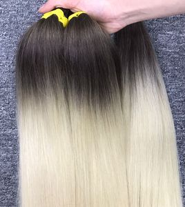 Venta caliente para Mix Rubio Virgen Paquetes de cabello humano vietnamita Mejor calidad Máquina recta Extensiones de trama doble 100g - Product Image 6