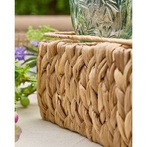 Boîte à bouteilles de stockage d'eau en jacinthe Design élégant pour un stockage domestique pratique - Product Image 5