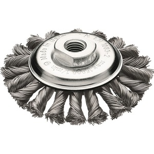 Conical <b>Brush</b> 115 Mm M14 Wire Thickness 0.5 Mm Steel 12 Mm 15000 Min- Lessmann - Product Image 1