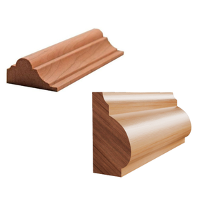 Molduras de madera maciza de estilo moderno OEM de Vietnam Estilos personalizados Embellecedor de madera decorativo para suministro de fábrica de villas y hoteles - Product Image 3