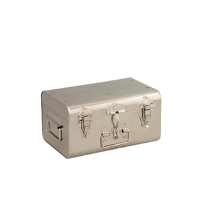 Boîte à bijoux en métal de haute qualité placage doré finition polyvalent luxe métal prix direct d'usine - Product Image 4