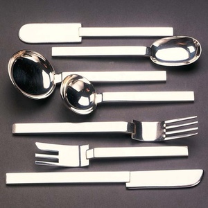Stainless Steel Luxury Flatware Set with <b>Gold</b> Plating Unique Design Royal Style for Home or Wedding for Back to School - Product Image 2